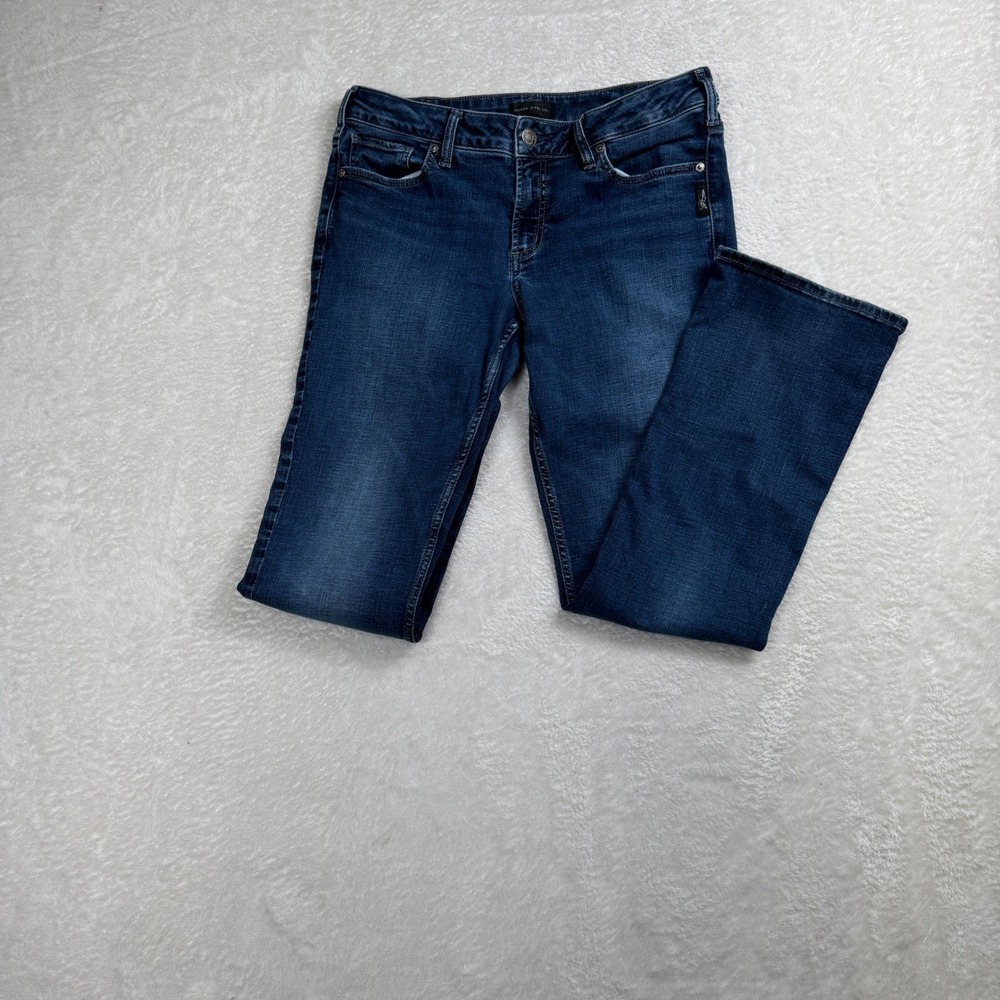 Silver Jeans Co Suki Slim Bootcut‎ Jeans Medium Wash W32 L31 Womens Cowgirl